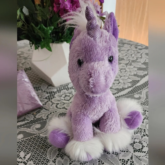 Aurora World Dreaming of You Plush Unicorn Purple, 14" - Picture 1 of 11